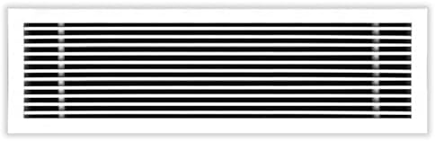 HVAC Premium 24" W X 6" H Linear Aluminum Clip-On Bar Return Air Grille by HVACPremium