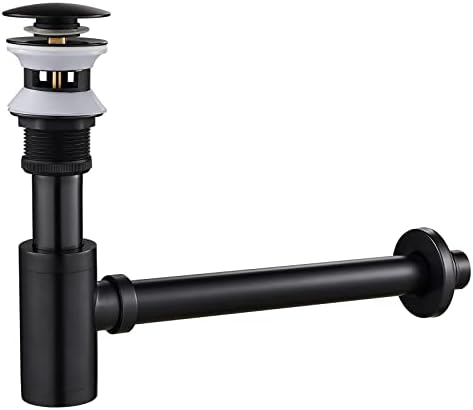1-1/4" Brass Bottle P-Trap Overflow Drain Kit Oil-Rubbed Bronze by MENATT