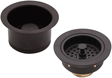 Westbrass CO2196-12 COMBO PACK 3-1/2" Post Style Large Kitchen Sink Basket by Westbrass