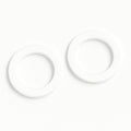 12pcs 1-Inch Silicone Gasket Set – Flat Sealing Washers and O-Rings by Metalandbrassco