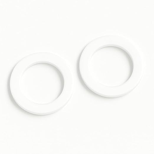 12pcs 1-Inch Silicone Gasket Set – Flat Sealing Washers and O-Rings by Metalandbrassco