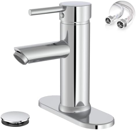 Chrome Bathroom Faucet for 1 or 3 Holes by Greenspring