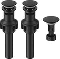 Bathroom Sink Drain with Overflow with Hair Catcher Anti-Clog Sink Strainer by Hurran