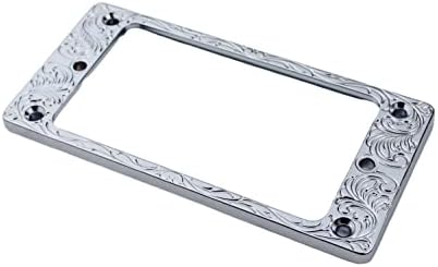 Guyker Metal Flat Humbucker Cover, Pickup Mounting Ring Set - Image 2