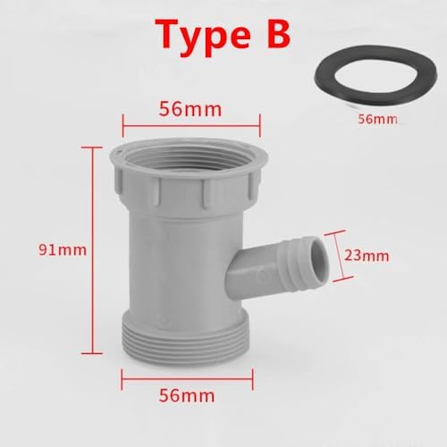 Universal Kitchen Sink Drain Pipe Adapter Replacement, Drain Hose Connector - Image 2