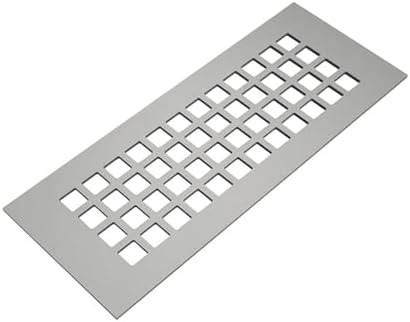 Reggio Register Square Series Pattern Floor Grille, Rust-Resistant Vent Cover - Image 5