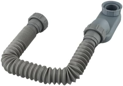 ABS Bathtub Shower Drain Pipe Flat P Trap - Image 3