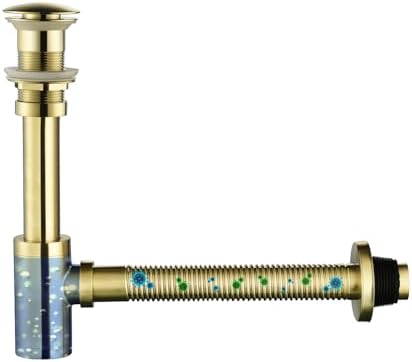 Bathroom Sink P-Trap Complete Set Adjustable Threaded Tube 1-1/4 Bottle Trap - Image 4
