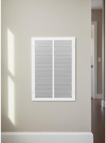 10 x 10 Inch Return Air Vent Cover, Solid Steel HVAC Grille - Image 4