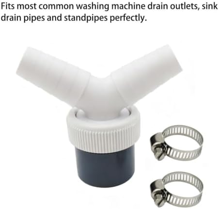 TopHomer 1 Pcs Drain Adapter 40mm Plastic Coupling Fit - Image 5