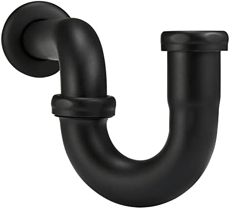 18 Gauge Solid Brass P-Trap 1 1/4” OD, Heavy Duty Brass Tubular J Bend Pipe - Image 7