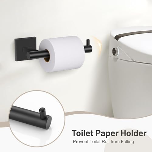 Towel Ring Set 4 Piece Bathroom Hardware Set Includes Towel Ring 2 Towel Hooks - Image 4