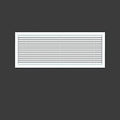 Linear Bar Air Grille 20" X 8", Aluminum Air Supply/Return Grilles, Easy Air by Powrocket