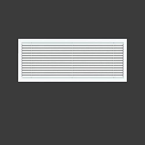Linear Bar Air Grille 20" X 8", Aluminum Air Supply/Return Grilles, Easy Air by Powrocket
