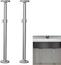 Undermount Sink Brackets, Stainless Steel Undermount Sink Support, 17.7-31 Inch by HAHOME