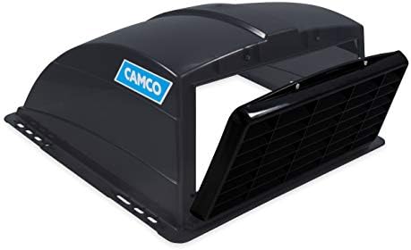 Camco Roof Vent Cover-Allows High Flow Ventilation Into Your RV, Rain or - Image 2