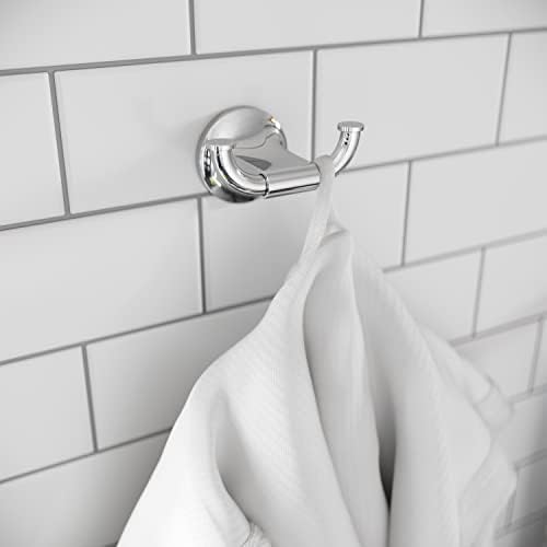 Pfister Pfirst Modern Towel Hook, Bathroom Towel Hook, Wall-Mounted, Polished - Image 2