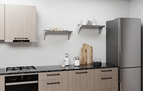 AmGood 10 in. x 24 in. Stainless Steel Wall Mount Shelf - Image 6