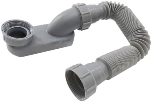 ABS Bathtub Shower Drain Pipe Flat P Trap - Image 4