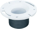 Water-Tite 86193 Push 'N Repair PVC Closet Flange, Fits 4-in Pipe by Water-Tite