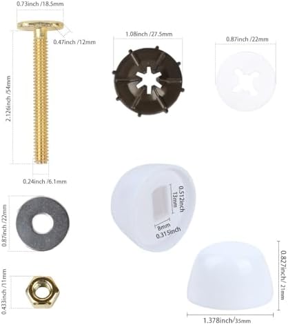Toilet Flange with Wax Ring for Toilets Replacement Kit, Include Wax Ring Bolts - Image 3