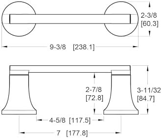 Pfister Pfirst Modern Toilet Paper Holder, Bathroom Tissue Holder, Wall-Mounted - Image 6
