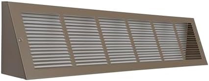 Fits 30x6 Duct Opening | Steel Triangular Baseboard Return Air Grille by Handua by Handua