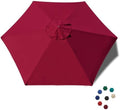 EliteShade USA 7.5FT Replacement Covers 6 Ribs Market Patio Umbrella Canopy by EliteShade