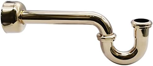 Westbrass D401-1-01 1-1/4" 17 ga. Brass P-Trap - Image 2