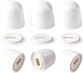 Universal Toilet Bolt Caps, Push-on Design Floor Bolt Covers by Unknown