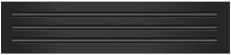 BUILDMART - 26x6 Modern AC Vent Cover - Decorative Black Air Vent - Standard by TexasBuildmart