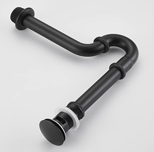 Bathroom Basin Sink U Shape Stopper Complete Set, Adjustable Height 1-1/4 - Image 6