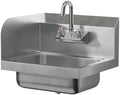 Stainless Steel Wall Mounted Hand Sink 17 in. x 15 in. by AmGood