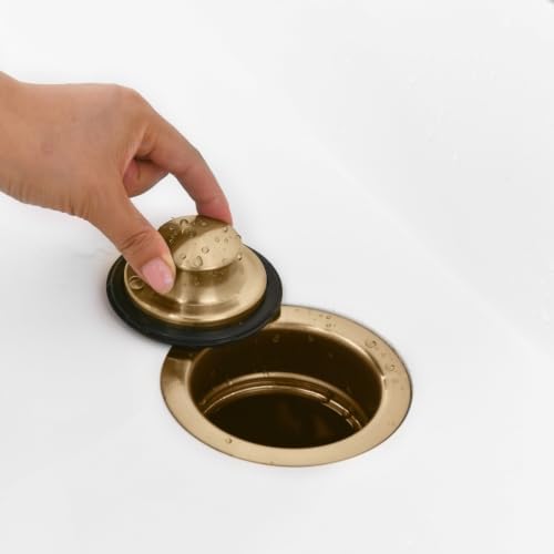 Champagne Bronze Kitchen Sink Garbage Disposal Flange and Stopper - Image 5
