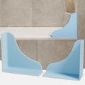 No-Adhesive 2-Pack All-Silicone Shower Splash Guard by Roslim
