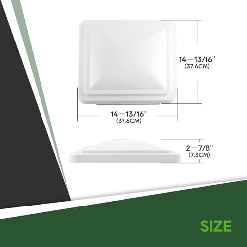RVGUARD 2 Pack RV Roof Vent Cover 14 Inch - Image 2