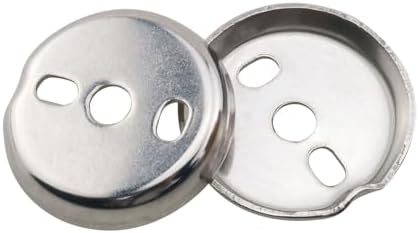 TAODAN 2PCS Stainless Steel Round Buckle Wall Mount Bracket 40mm Towel Bar Base - Image 2