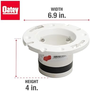 Oatey 43539 4 in. Cast Iron Closet Flange Replacement - Image 6