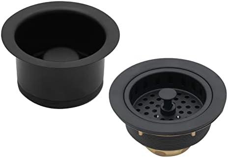 Westbrass CO2196-62 COMBO PACK 3-1/2" Post Style Large Kitchen Sink Basket by Westbrass