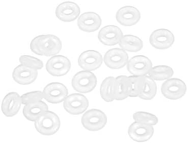 uxcell Silicone O-Ring, 6mm OD, 2mm ID, 2mm Width, VMQ Seal Rings Gasket by uxcell