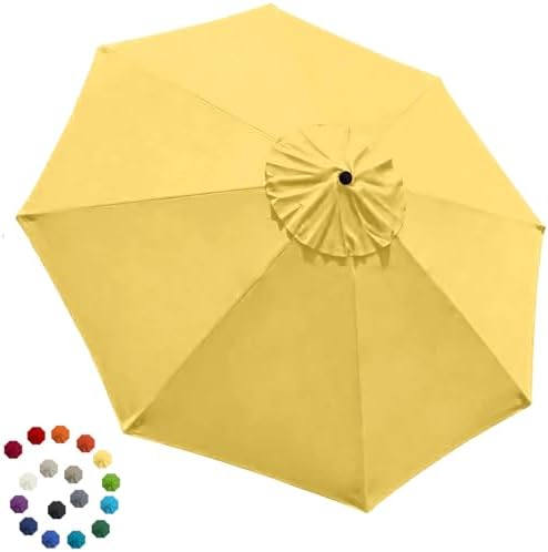 EliteShade USA 9FT Patio Umbrella Replacement Covers 8 Ribs Market Umbrella by EliteShade