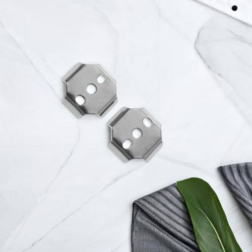 Luxshiny Towel Bar Mounting Hardware 2 Pack Bath Towel Rack Replacement Bracket - Image 5