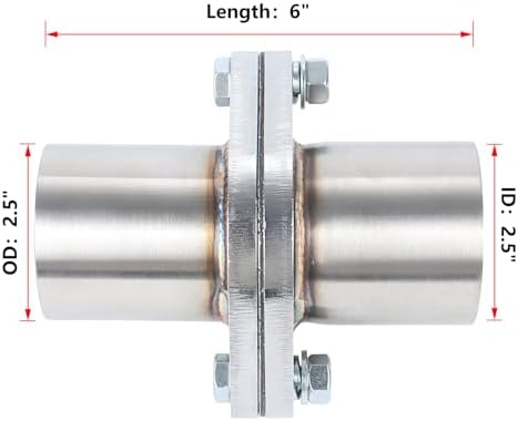 LCGP Exhaust Flange Repair Piping Kit 2.5" ID to 2.5" OD - Image 2
