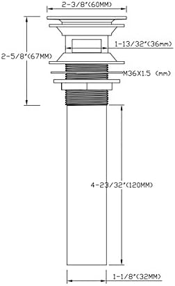 SUMERAIN Pop Up Drain Stopper - Image 3