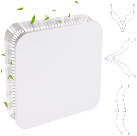WKZO 13.25" X 13.25" FG701S Bathroom Exhaust Grille Cover Included Springs by WKZO