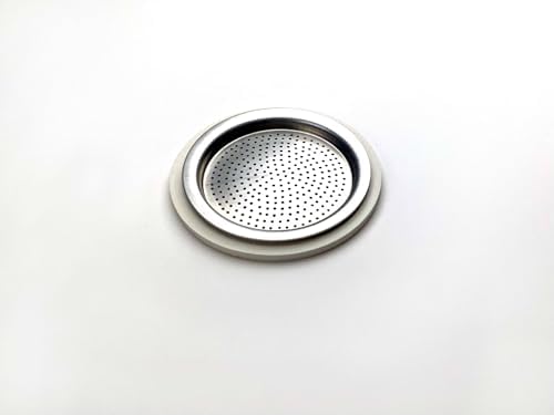 Tredoni 3 Rubber Seals/Rings+Filter -Replacement- Sizes 1, 14 Cup Espresso - Image 4
