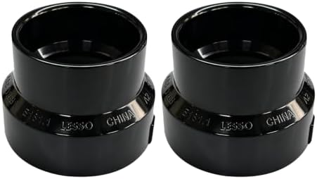 LESSO 2PCS 2" x 1-1/2" ABS Increaser Reducer Coupling by LESSO