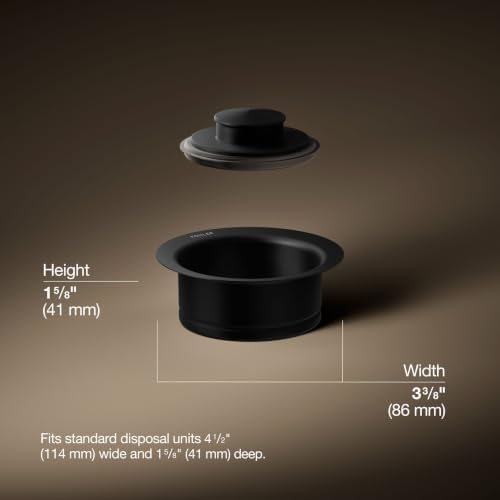 Kohler K-11352-BL Kohler K-11352 Solid Durable Disposal Flange and Stopper - Image 3