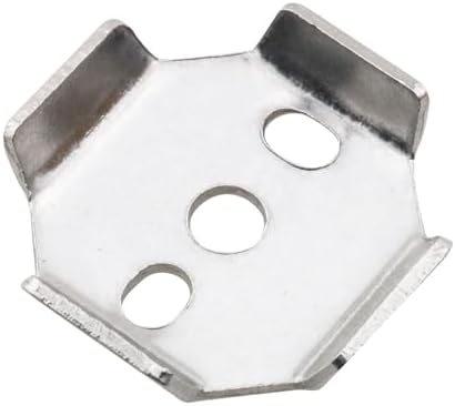 TAODAN 2PCS Stainless Steel Round Buckle Wall Mount Bracket 35x35mm Towel Bar - Image 3