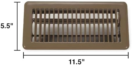 Rocky Mountain Goods Brown Floor Register Vent - Image 3